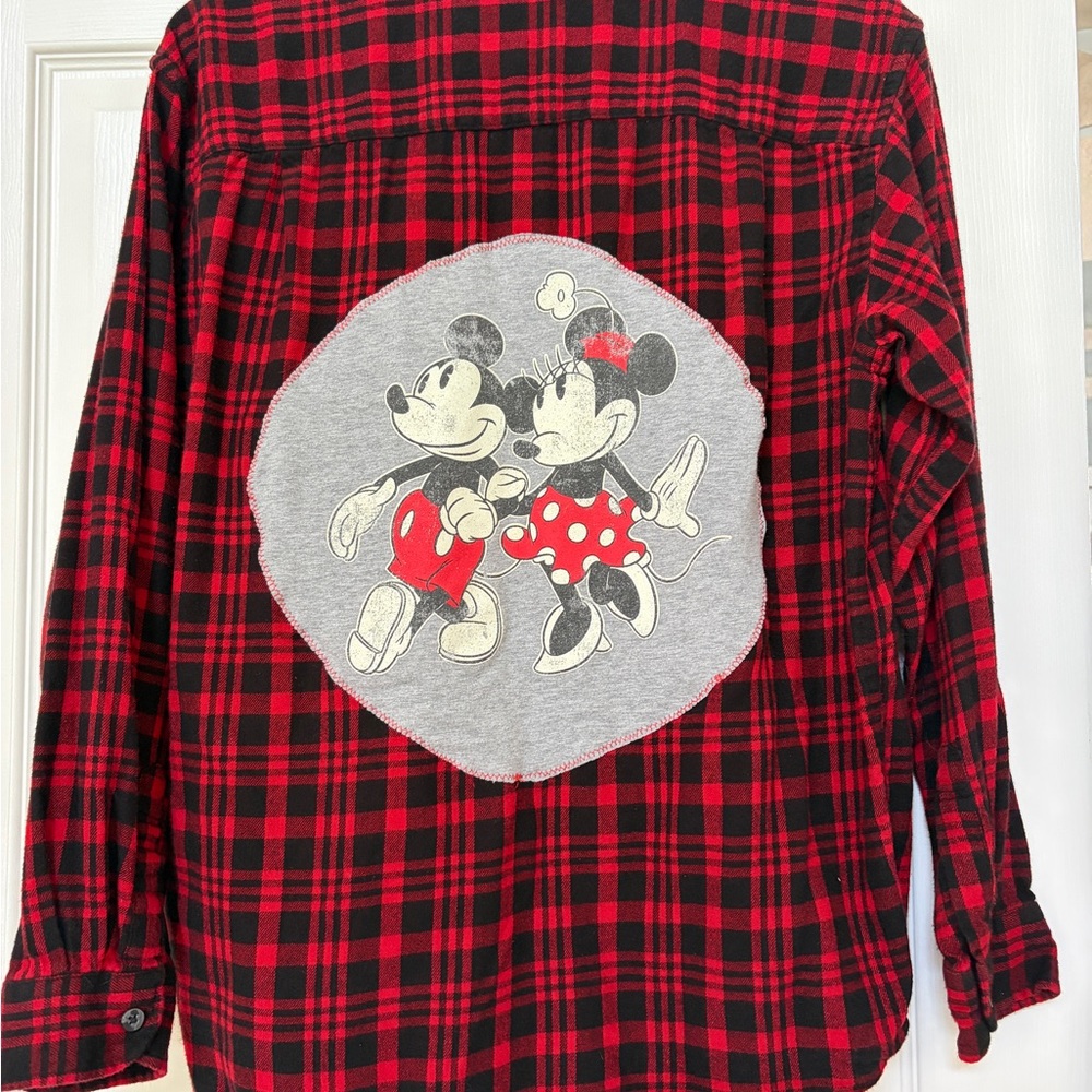 St. John's Bay Red and Black Plaid Kids Shirt